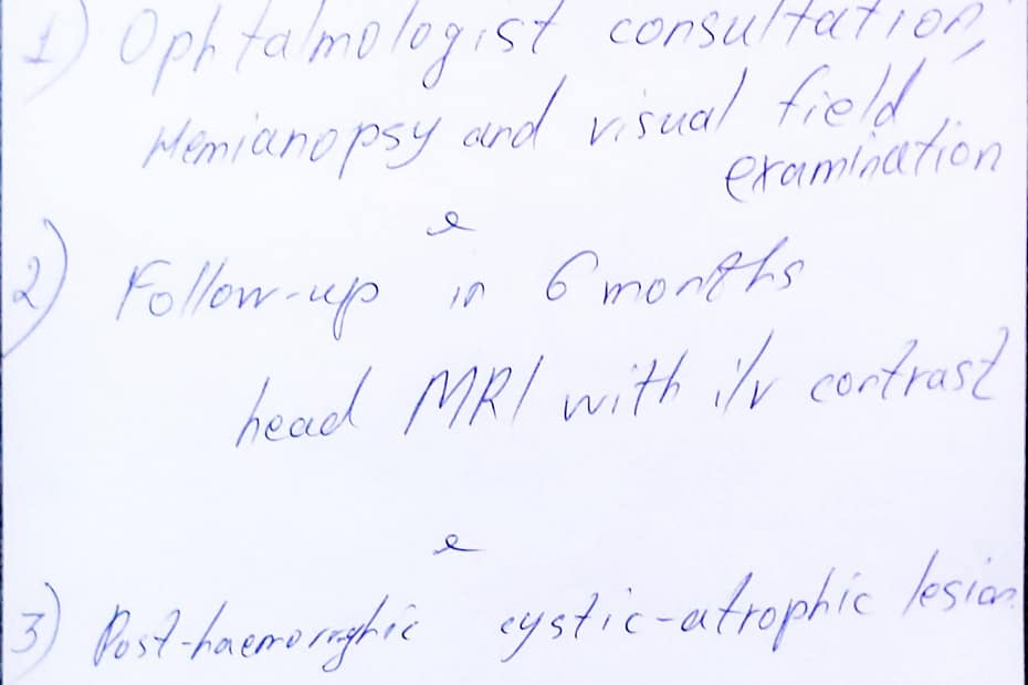 Doctor’s Review of Recent MRI